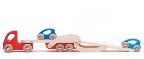 Bajo Holz Autotransporter eco Spielzeug LKW für Kinder-3