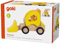 Goki Houten Bulldozer - Speelgoedvoertuig voor kinderen - Constructie-3
