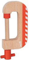 Goki houten schroefklem speelgoed gereedschap multikleur-2