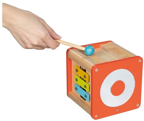Goki houten activiteitenkubus educatief speelgoed motoriek-3