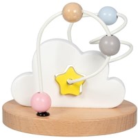 Goki houten motoriekspiraal sterrenhemel kralendoolhof pastel-2