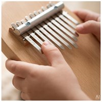 Goki Kalimba muziekinstrument - duimpiano van hout voor kinderen-3