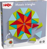 Haba educatief legspel mozaïek driehoeken houten speelgoed