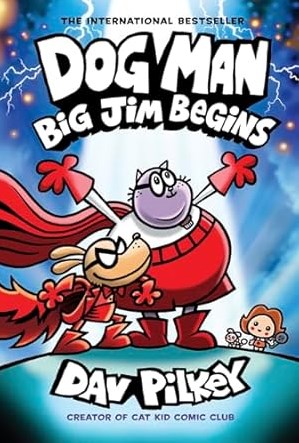 Veltman Dog Man Buch Abenteuer Big Jim Begins für Kinder