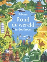 Usborne puzzelboek doolhoven - wereldreis voor kinderen 5 jaar+