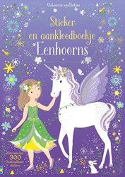 Usborne stickerboek eenhoorns - creatief aankleedboek voor kinderen