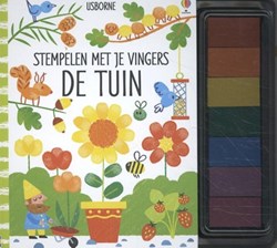 Usborne kreatives Stempelbuch Garten - Fingerstempeln für Kinder ab 4 Jahren