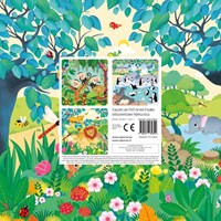 Usborne Buch - 3 Puzzles Zoo Karton Interaktives Spielzeug-2