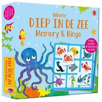 Usborne Memory en Bingo Diep in de zee spel voor kinderen 3+ educatief