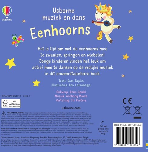 Usborne Soundbuch Einhörner Musik und Tanz für Kinder ab 4 Jahren-2