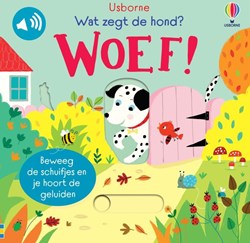 Usborne geluidenboek hond kartonboek interactief prentenboek