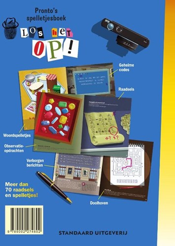 WPG Uitgevers puzzelboek Los het op! Pronto's Spelletjesboek 8+-2