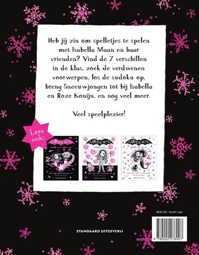 WPG Uitgevers spelletjesboek Isabella Maan magisch 7+ puzzels kleurplaten-2