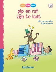 Kluitman kinderboek leren lezen AVI-M3 pip en raf zijn te laat 6plus