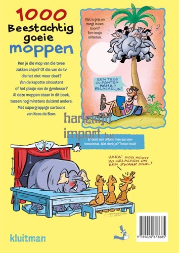 Kluitman moppenboek kinderen - 1000 beestachtig goeie moppen boek-2