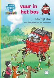 Kluitman kinderboek leren lezen AVI-Start vuur in het bos avontuur