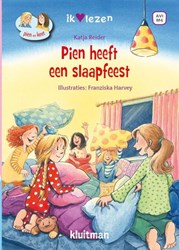 Kluitman kinderboek Pien en Keet slaapfeest AVI-M4 leesboek