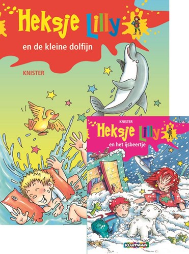 Kluitman kinderboek Heksje Lilly AVI E5 Dolfijn IJsbeer Omkeerboek 7+
