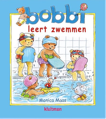 Kluitman Bobbi kinderboek leren zwemmen met diploma - peuterboek