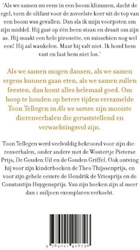 Querido Tiergeschichten Geschenkbuch Als wir zusammen sind - Toon Tellegen-2