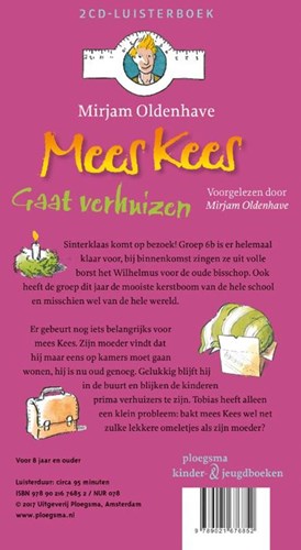 Ploegsma luisterboek Mees Kees gaat verhuizen 2 cd's luisterverhaal 8+-2