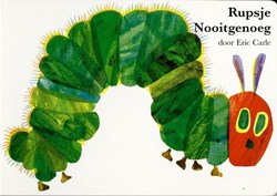 Gottmer Rupsje Nooitgenoeg groot kartonboek voor kinderen 3+