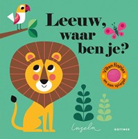 Gottmer flapjesboek karton Leeuw, waar ben je? peuterboek 2+