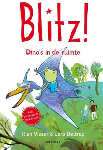 Gottmer kinderboek avontuur Blitz 5 dino's ruimte 8 jaar leesplezier