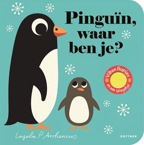 Gottmer Flapjesboek karton Pinguïn waar ben je interactief boek