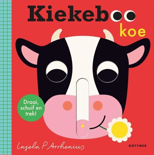 Gottmer kartonboek Kiekeboe koe interactief schuifboek peuters