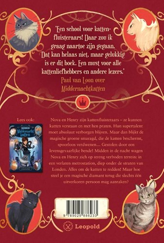 Leopold kinderboek Middernachtkatten avontuur kattenfluisteraars 9+-2