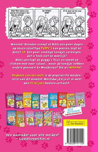 De Fontein kinderboek Dagboek van een muts 10 Puppy love 10+-2