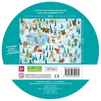 Rebo Tiere Puzzle-Buch - Tiere auf dem Eis - Buch mit Puzzle 3+-2