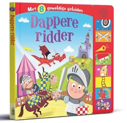 Rebo Geluidenboek Dappere ridder - interactief kinderboek met geluiden
