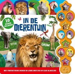 Geräuschebuch Tierwelt im Zoo mit 10 Geräuschen und Fakten