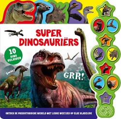 Geräuschebuch Superdinosaurier interaktives Kinderbuch mit 10 Dino-Geräuschen