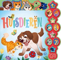 Geräuschebuch Haustiere interaktives Kinderbuch mit Tierlauten