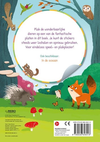 Rebo Stickerbuch Superstickers In der Natur mit wiederverwendbaren Stickern-2