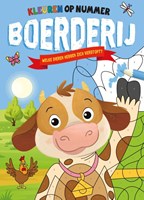 Rebo Malbuch Bauernhof Zahlen ausmalen für Kinder und Tierfreunde