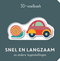 Rebo Fühlbuch Baby Schnell und langsam 3D-Buch Tiere Gegensätze