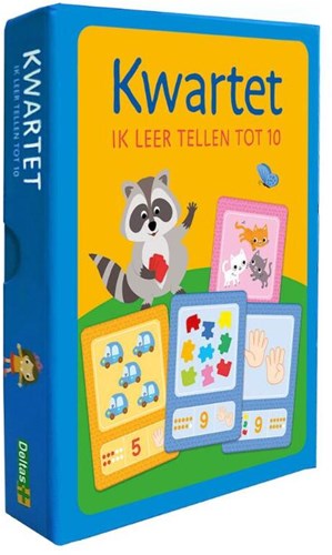 Deltas kwartet educatief spel leren tellen tot 10 voor kinderen
