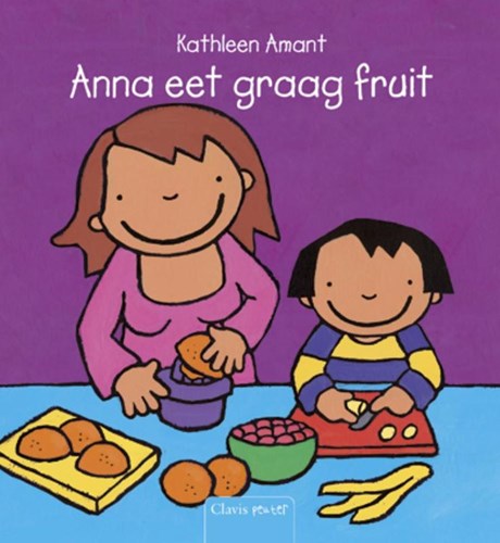 Clavis prentenboek Anna eet graag fruit - interactief speelgoedboek