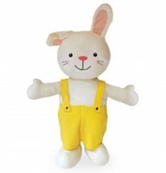 Clavis knuffel Rikki pluche konijn ca. 32 cm speelgoed