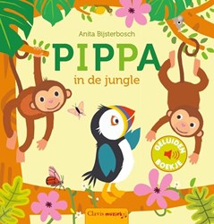 Clavis geluidenboek Pippa in de jungle karton interactief