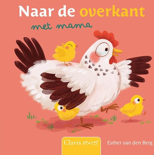 Clavis prentenboek Naar de overkant met mama - kartonboek dieren