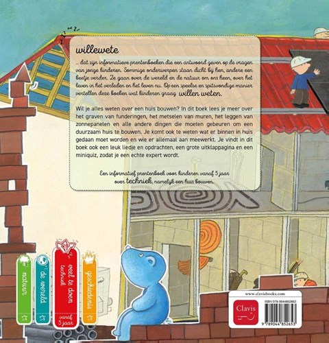 Clavis kinderboek bouwen - Een huis bouwen 4+ educatief prentenboek-2