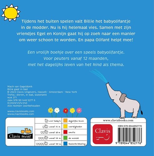 Clavis Kinderbuch Billie geht baden Pappbuch ab 1 Jahr plus-2