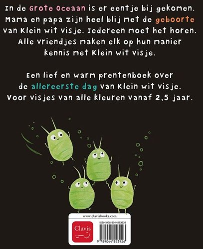 Clavis prentenboek Klein wit visje is geboren hardcover 3+ jaar-2