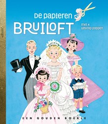 Rubinstein Gouden Boekjes papieren bruiloft knip poppenboek speelgoed