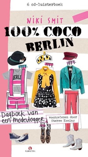 Rubinstein luisterboek 100% Coco Berlin 6cd's mode avontuur tieners